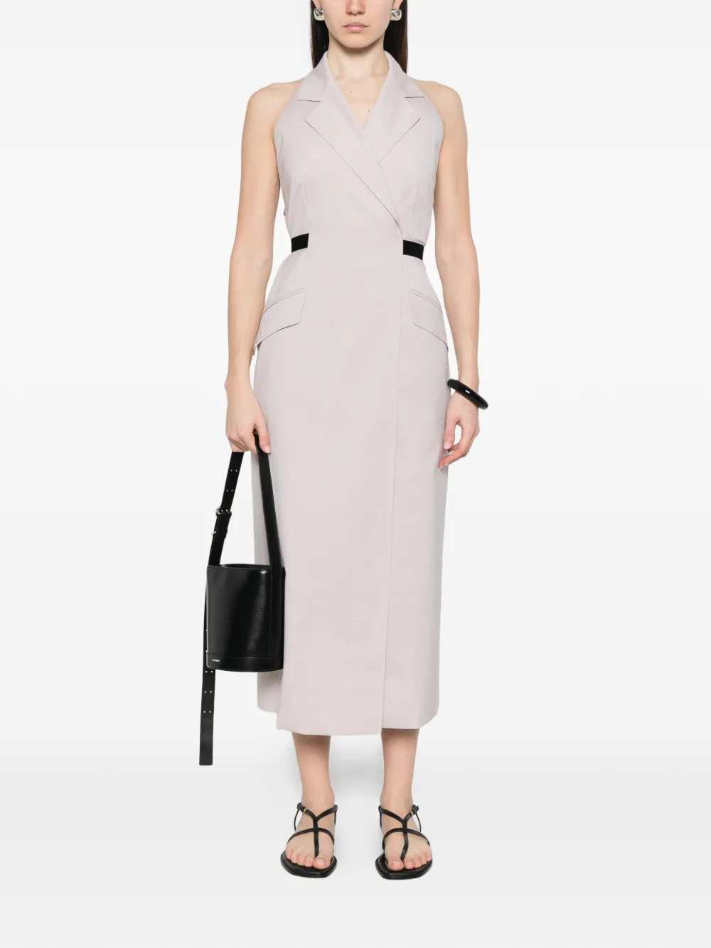 Max Mara Women Collared Midi Dress MAX MARA