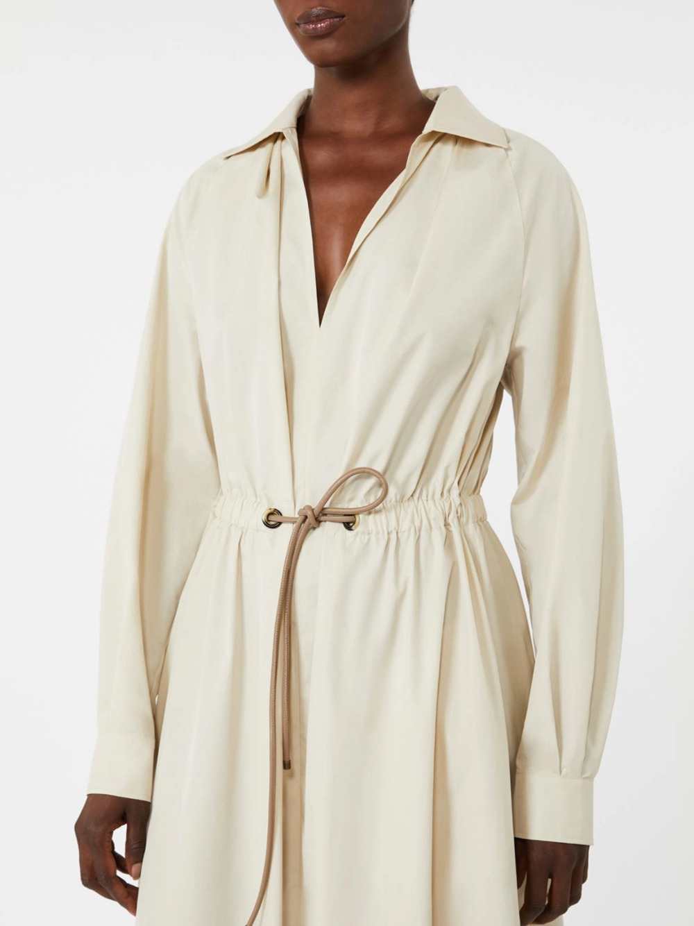 Max Mara Women Cotton Poplin Dress - Beige MAX MARA