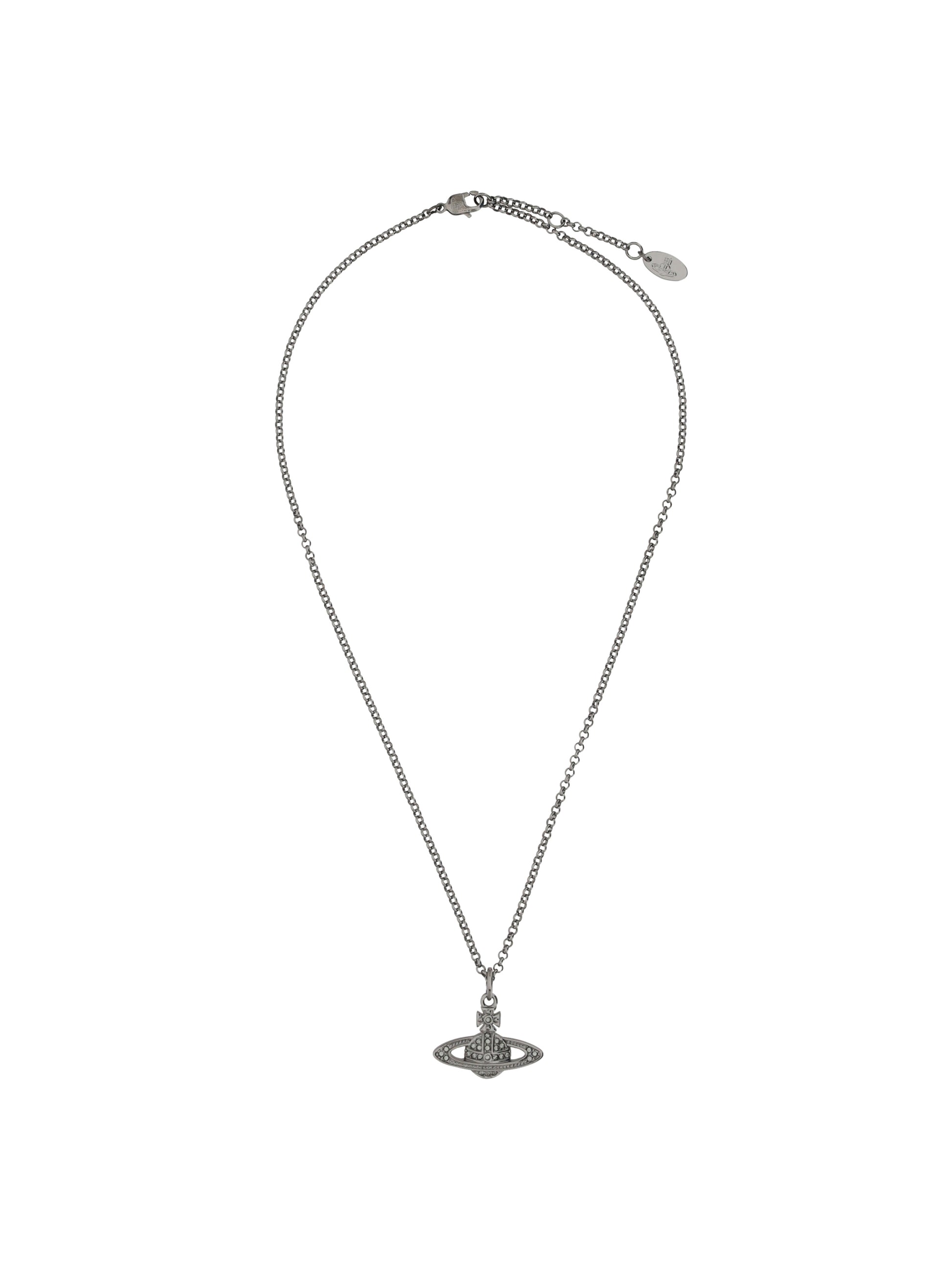 Vivienne Westwood Women Mini Bas Relief Orb Pendant Necklace VIVIENNE WESTWOOD