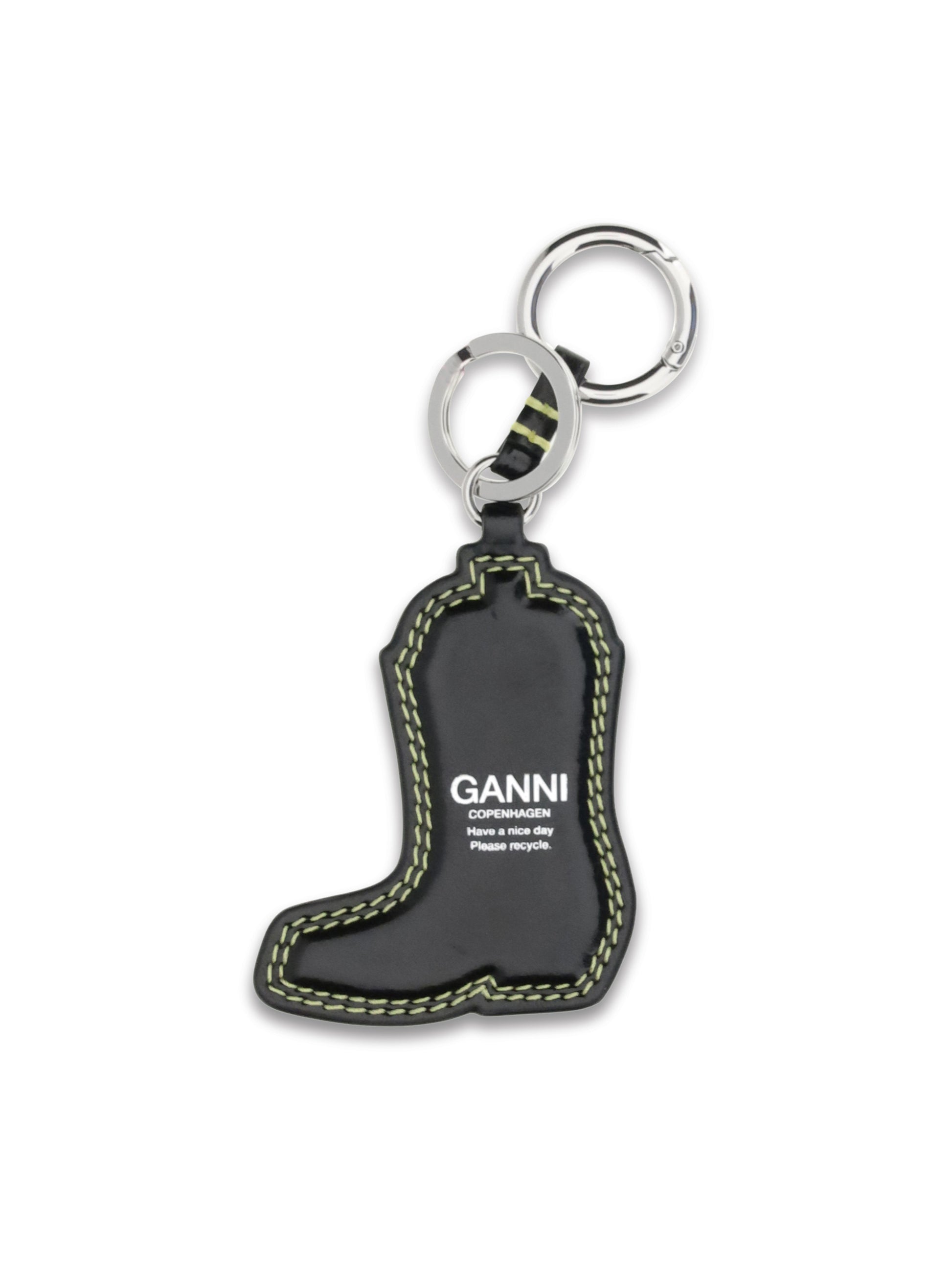 Ganni Women Western Boot Keyring GANNI