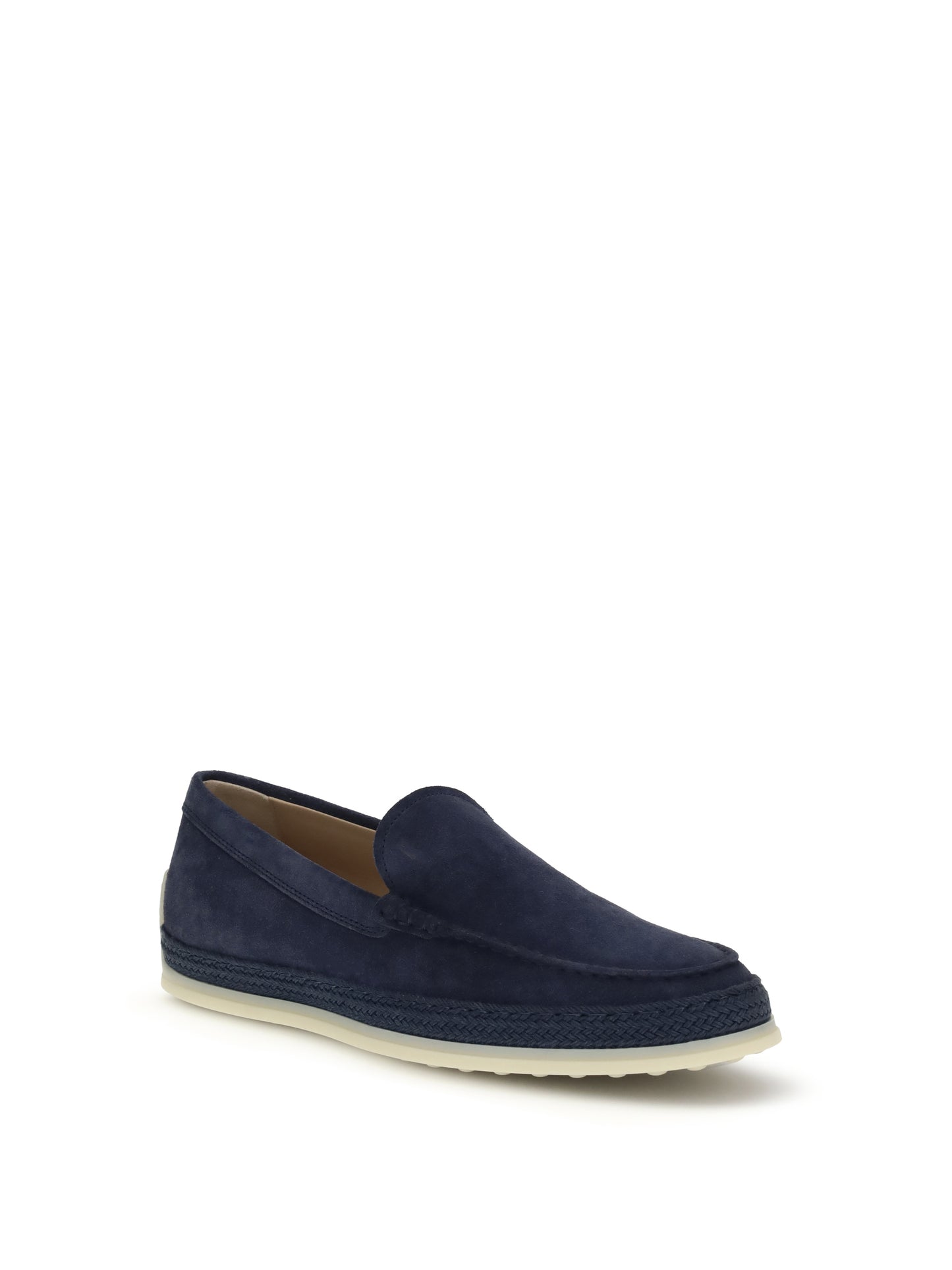 Tod's Men Raffia And Leather Slipper Loafers TOD'S