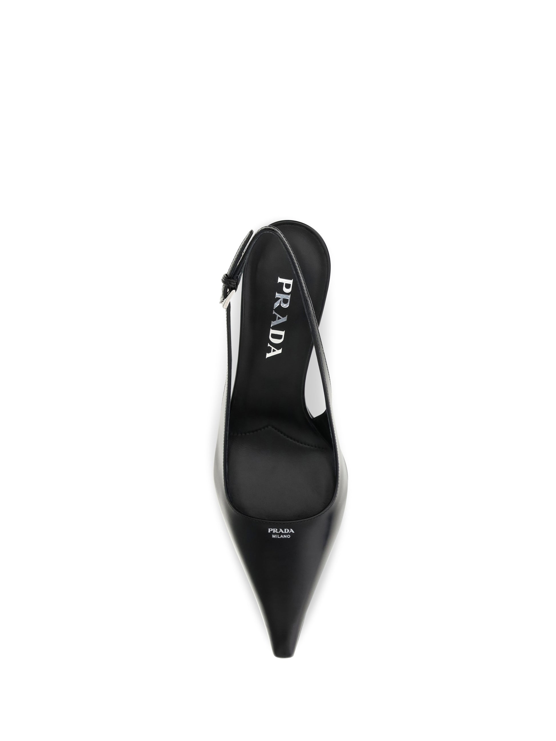 Prada Women Leather Slingback Pumps PRADA