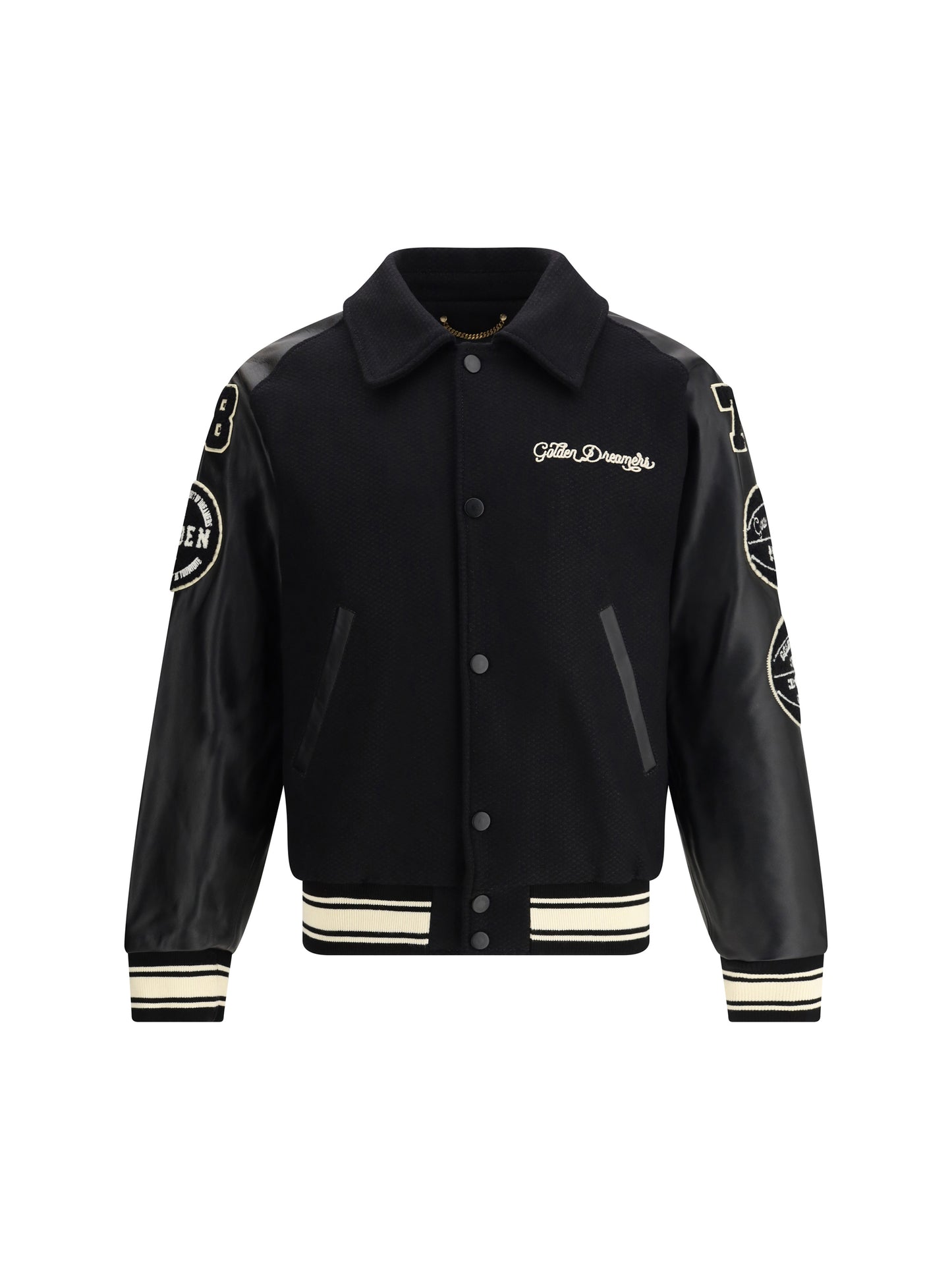 Golden Goose Men Bomber Jacket In Wool GOLDEN GOOSE