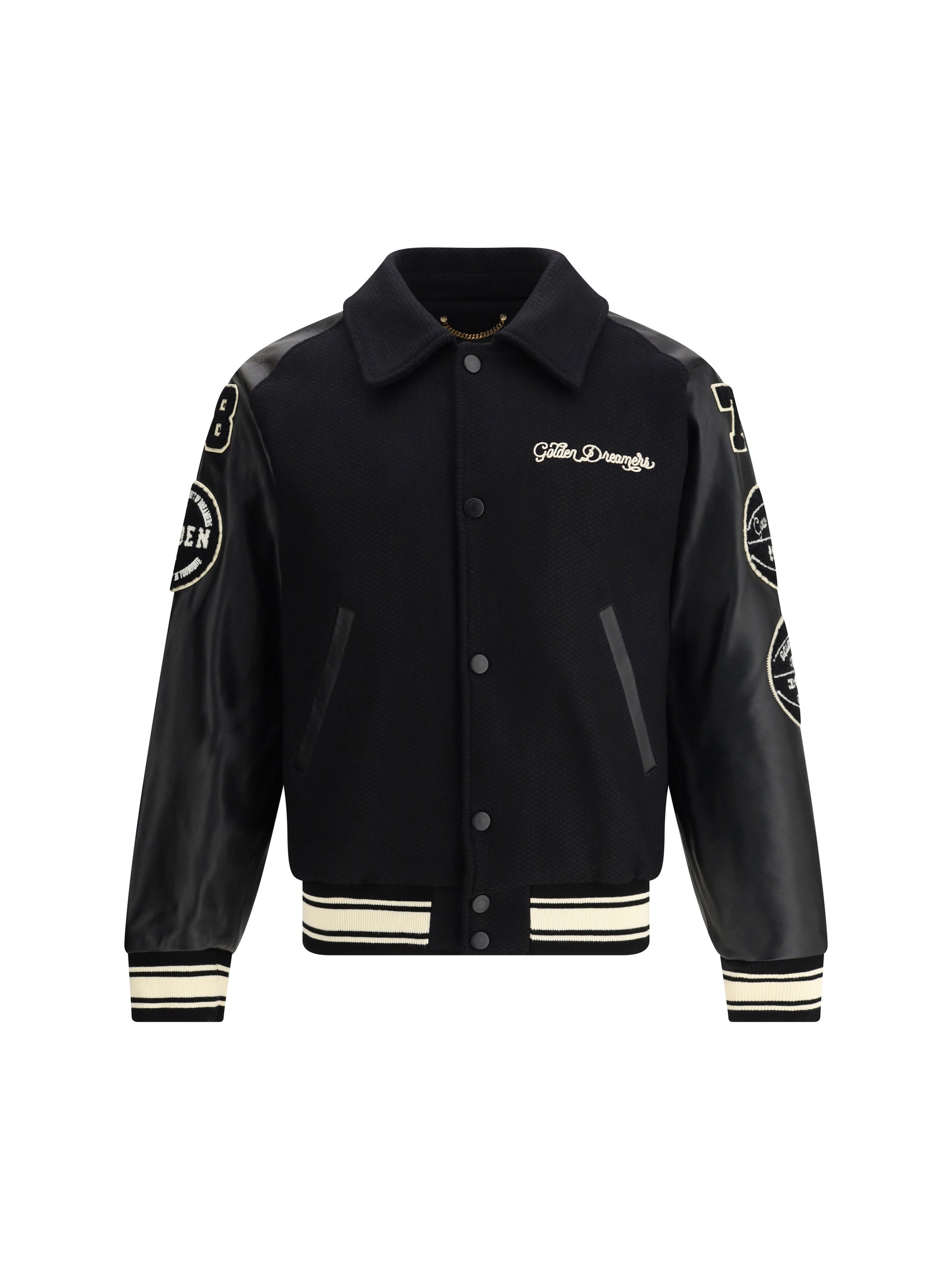 Golden Goose Men Bomber Jacket In Wool GOLDEN GOOSE