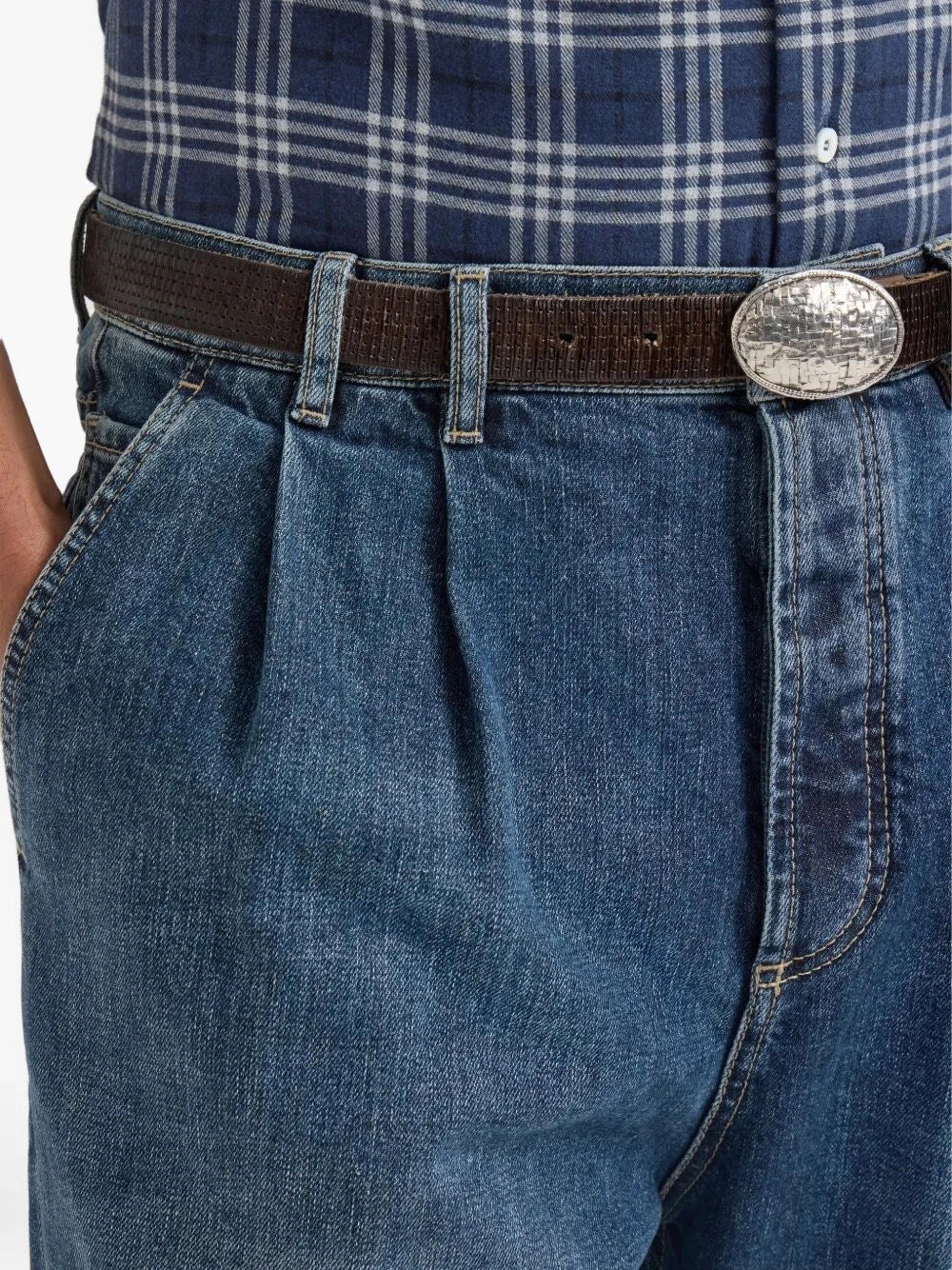 Brunello Cucinelli Men Denim Pants BRUNELLO CUCINELLI