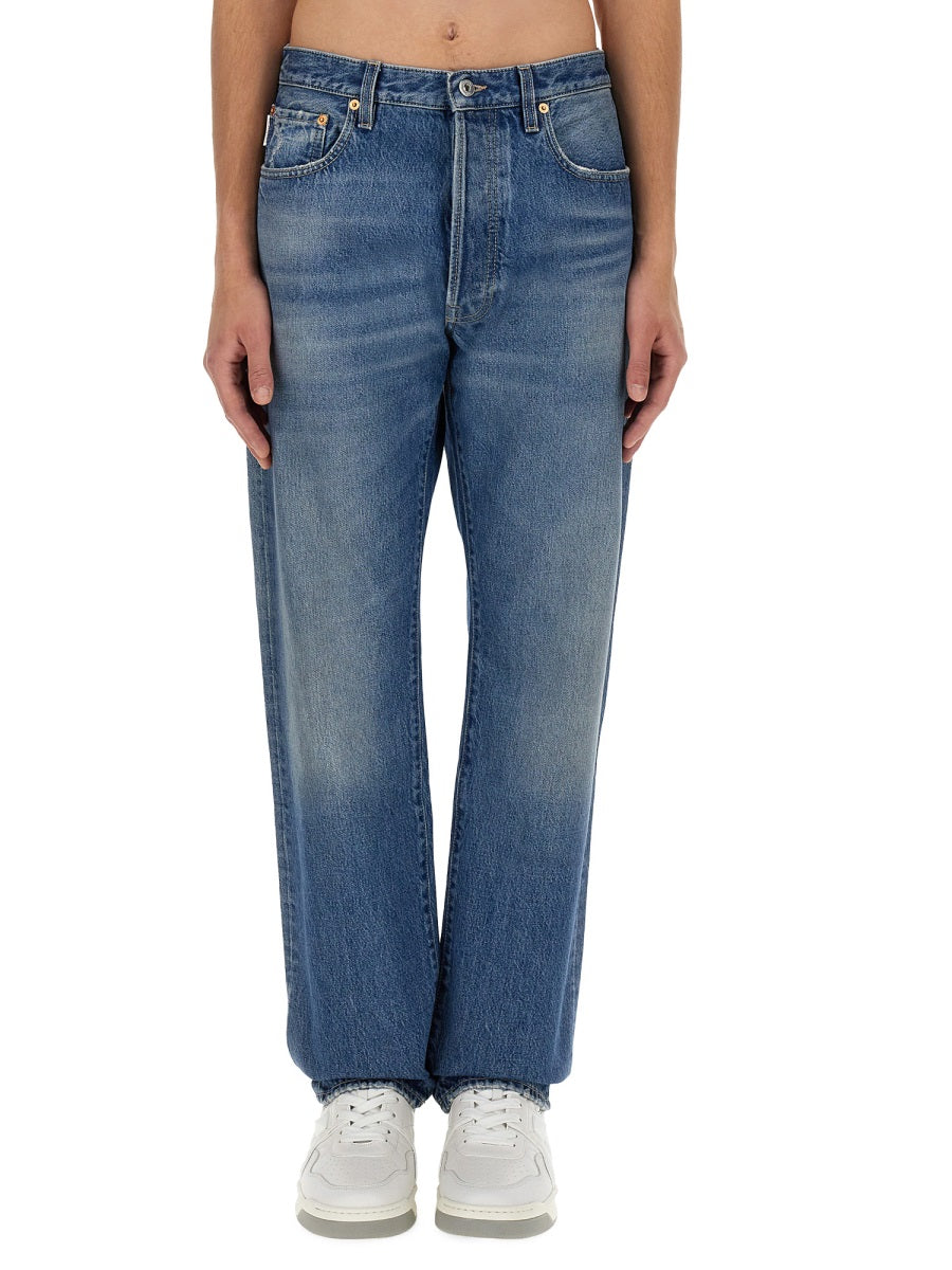 Valentino Men Jeans With Logo Detail VALENTINO