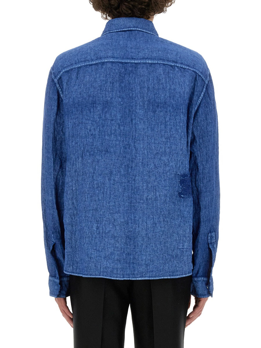 Burberry Men Linen Shirt BURBERRY