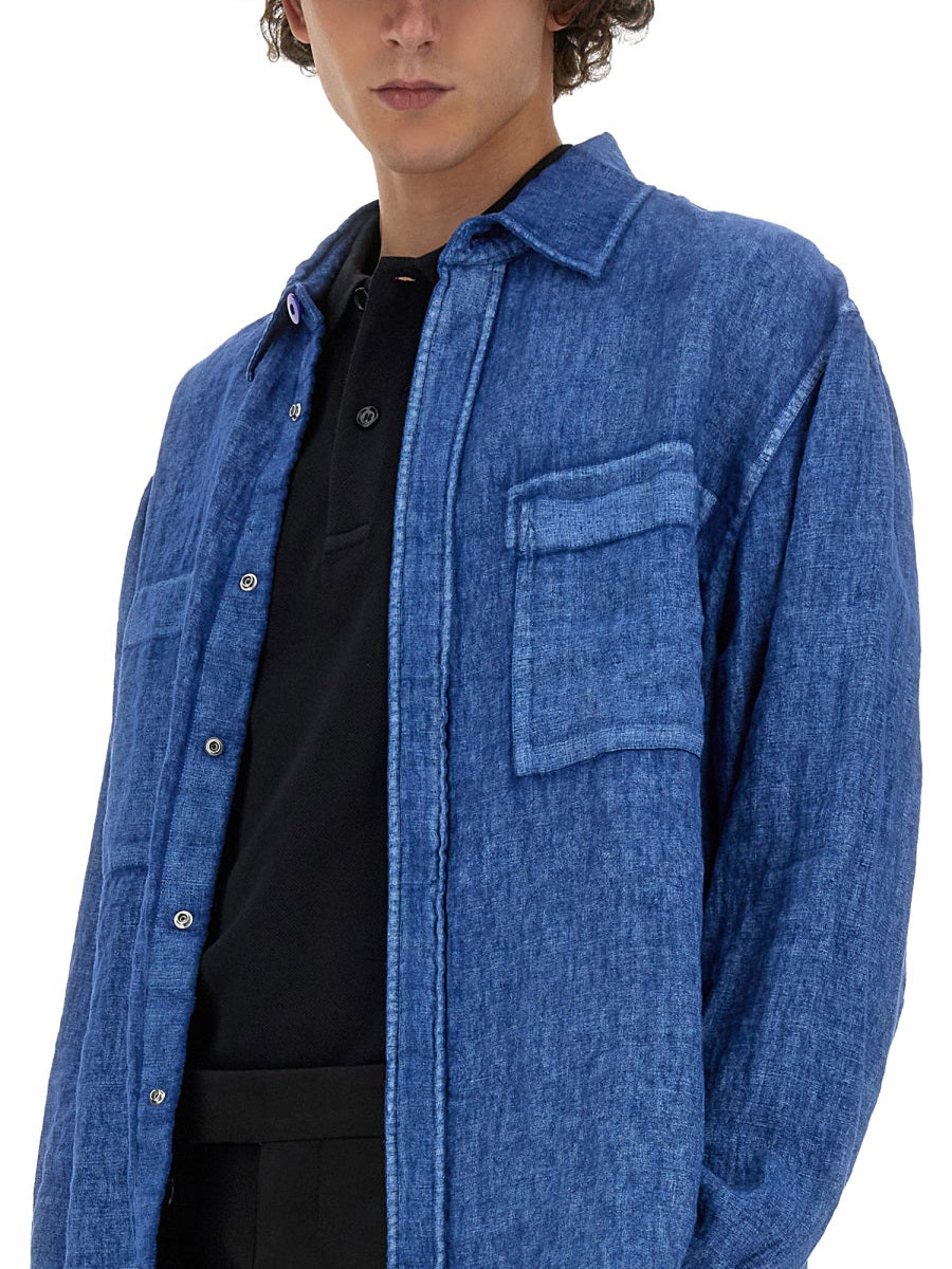Burberry Men Linen Shirt BURBERRY