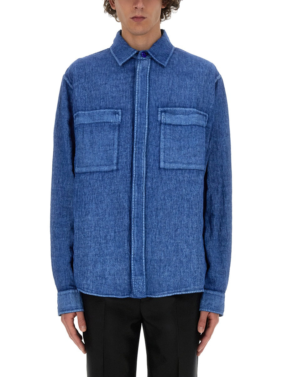 Burberry Men Linen Shirt BURBERRY