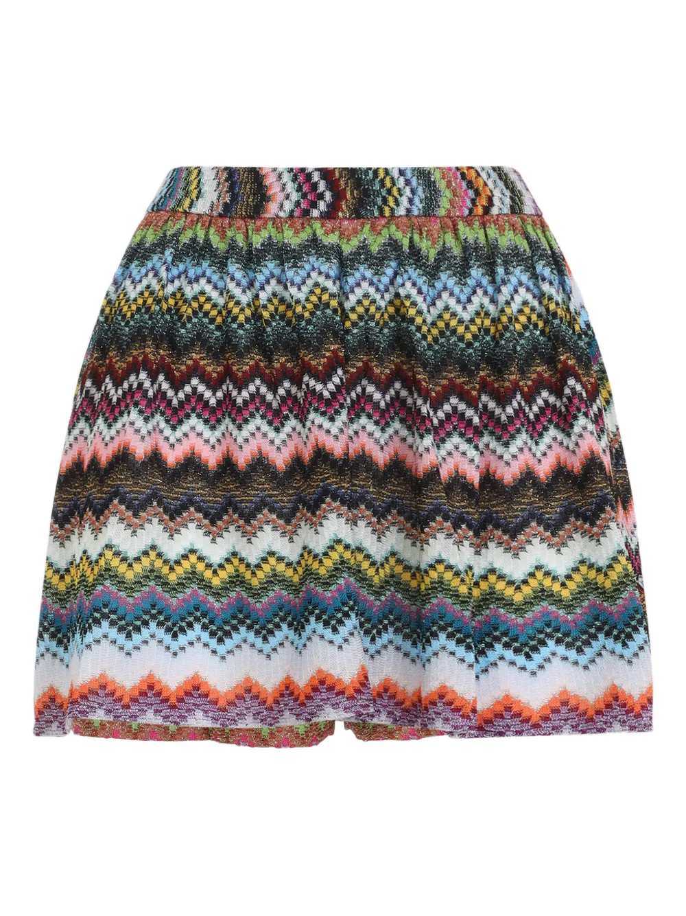 Missoni Women High-Waisted Shorts With Chevron Pattern MISSONI
