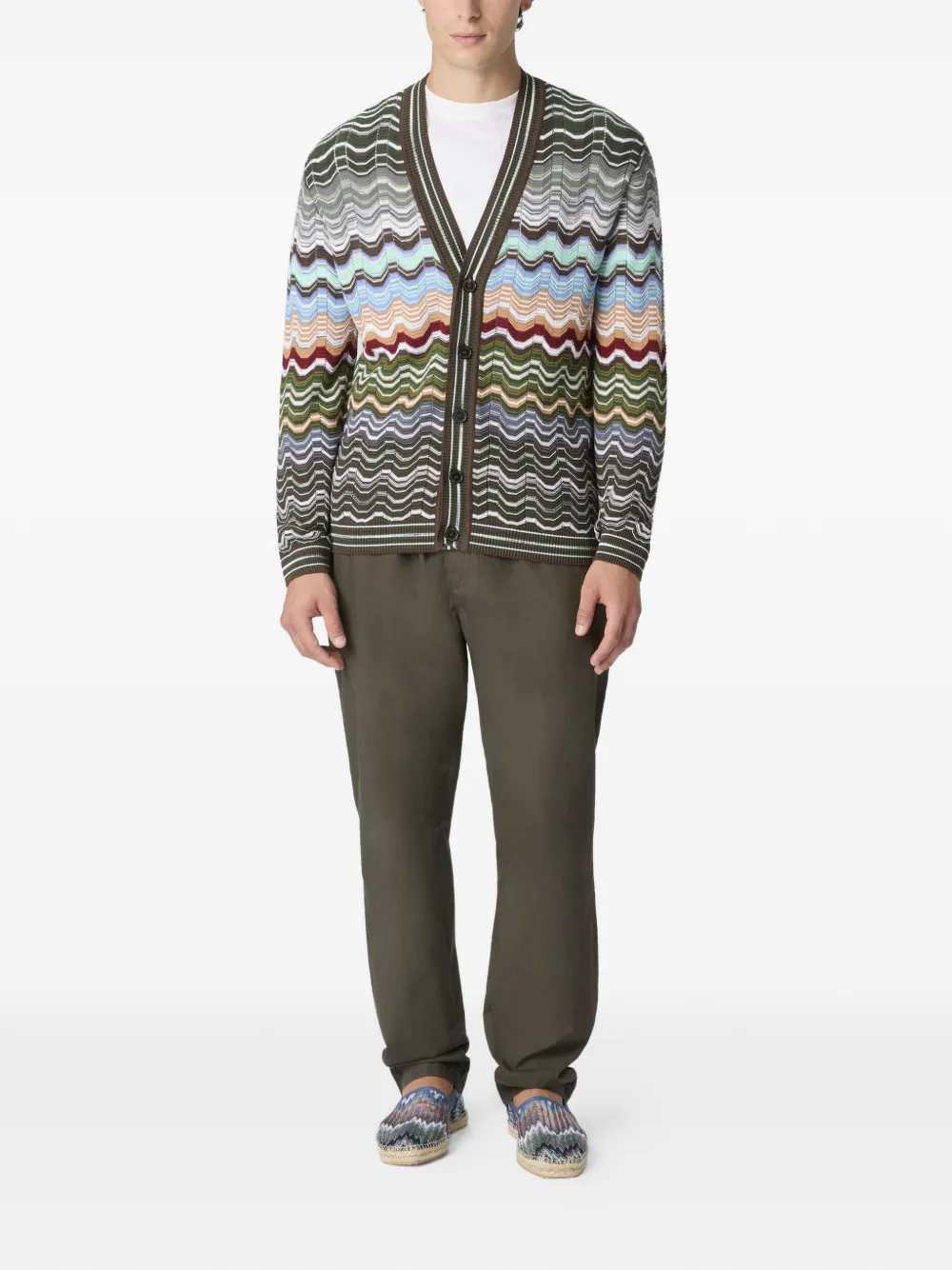 Missoni Men Zigzag Cardigan MISSONI