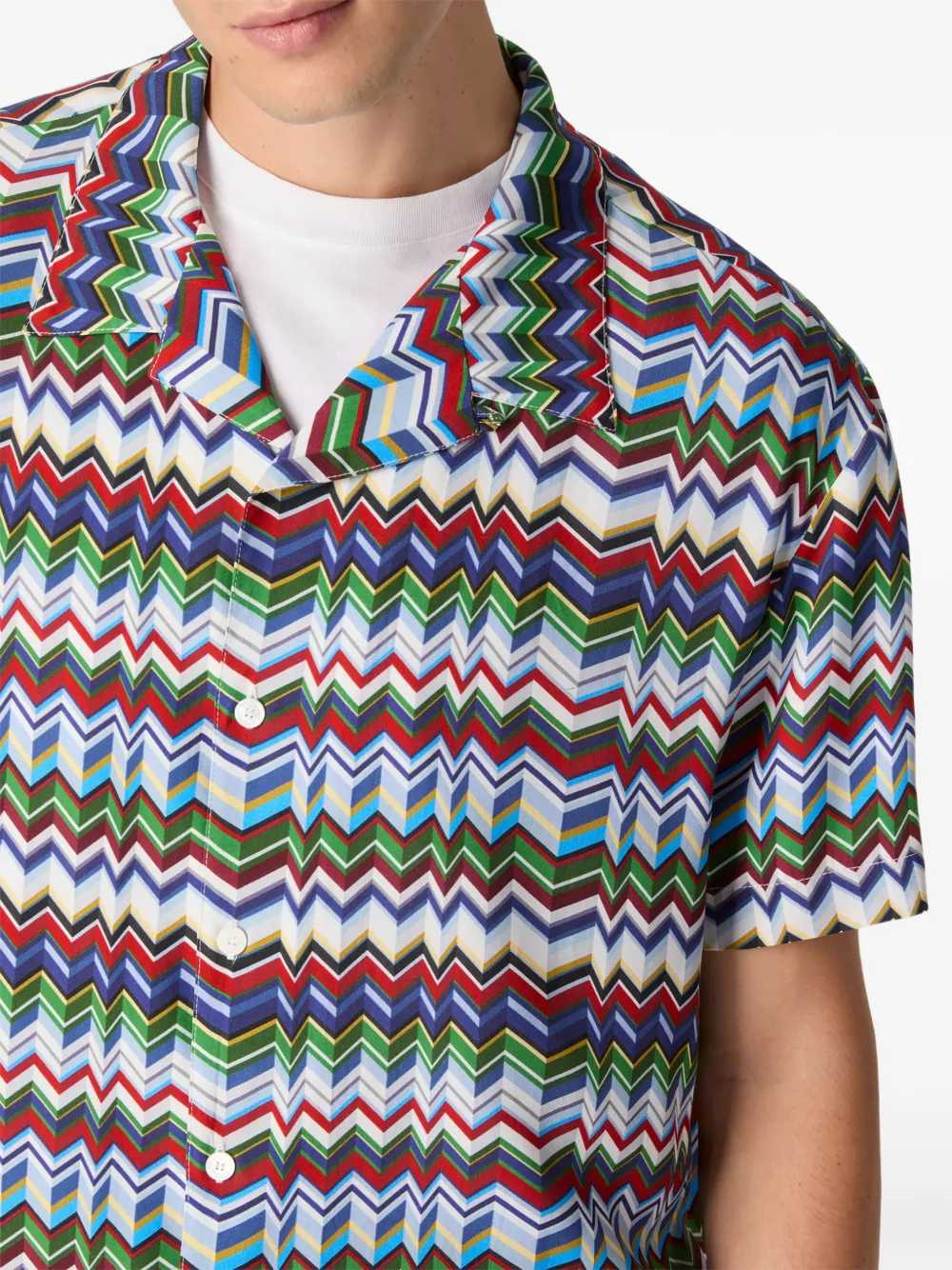 Missoni Men Zigzag Button-Up Shirt MISSONI