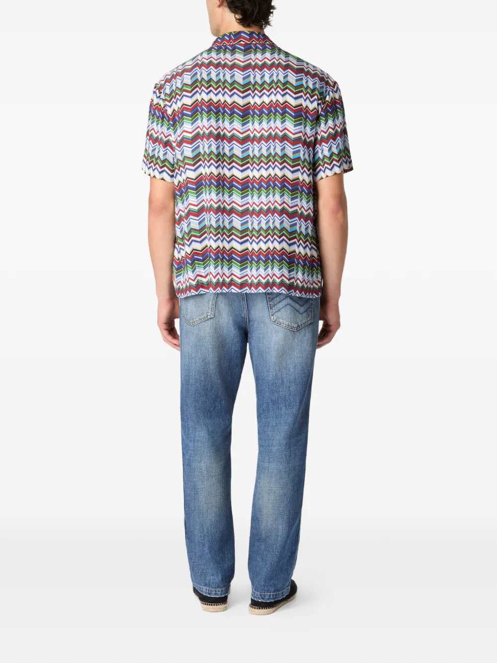 Missoni Men Zigzag Button-Up Shirt MISSONI
