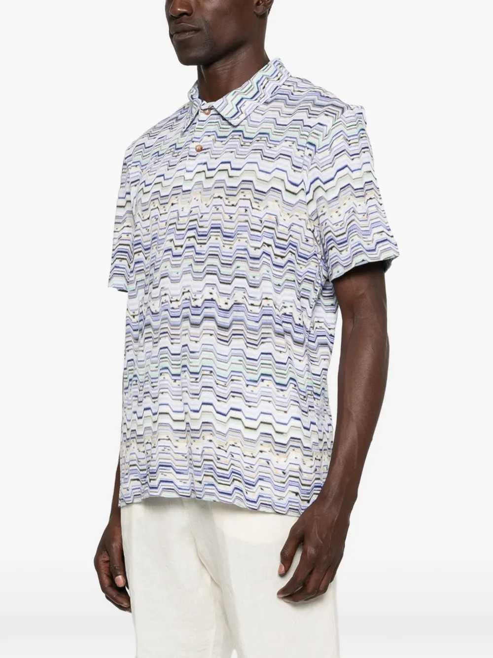 Missoni Men Zigzag Polo MISSONI