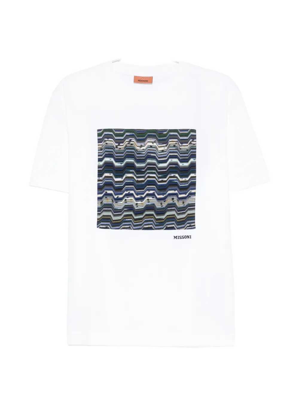 Missoni Men T-Shirt With Zigzag Print MISSONI