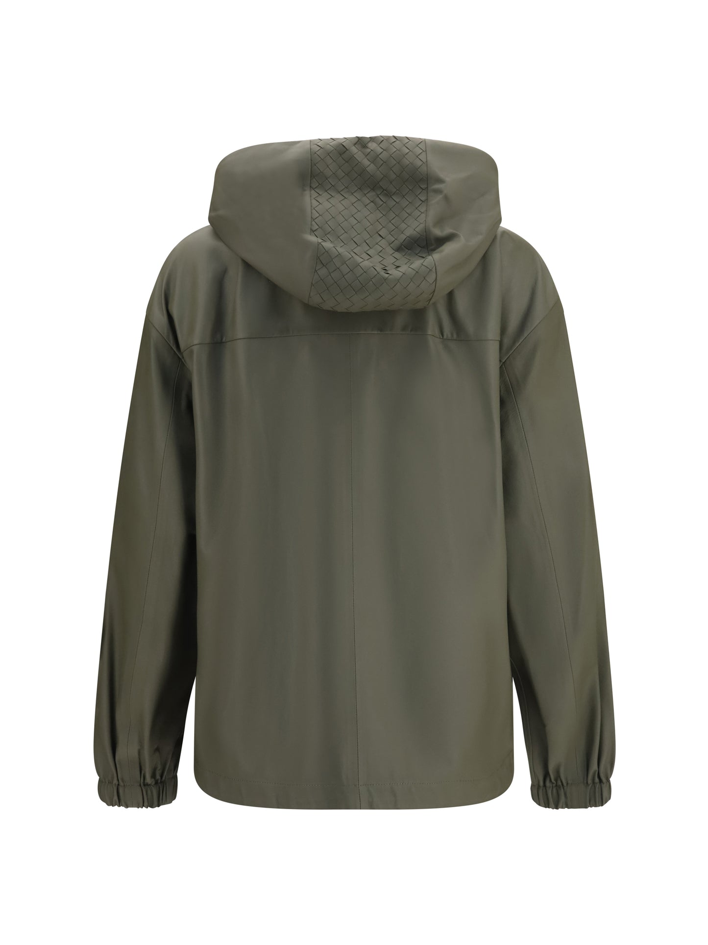 Bottega Veneta Women Lightweight Nappa Leather Jacket With Intrecciato Hood BOTTEGA VENETA