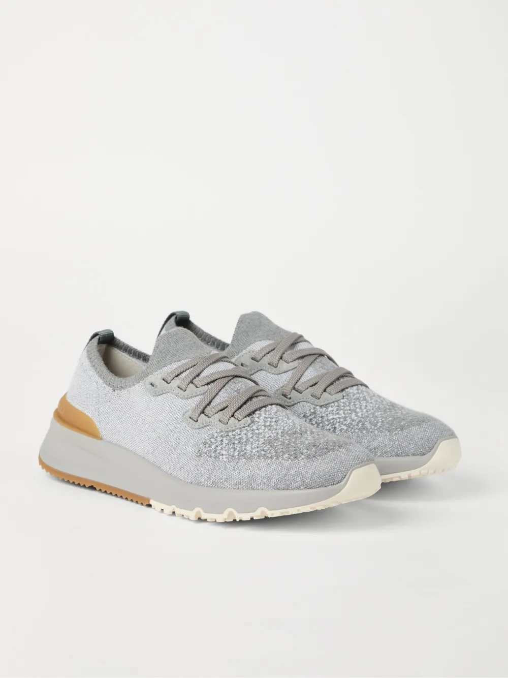 Brunello Cucinelli Men Knit Sneakers BRUNELLO CUCINELLI