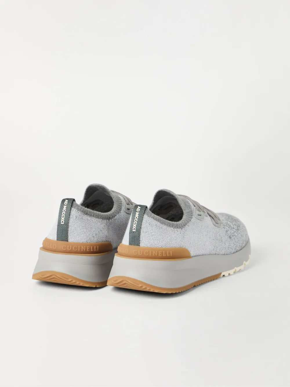 Brunello Cucinelli Men Knit Sneakers BRUNELLO CUCINELLI
