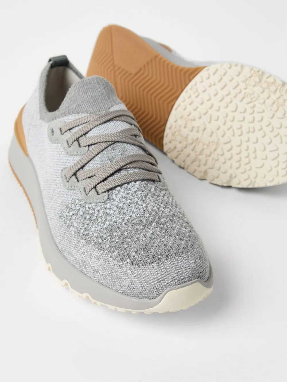 Brunello Cucinelli Men Knit Sneakers BRUNELLO CUCINELLI