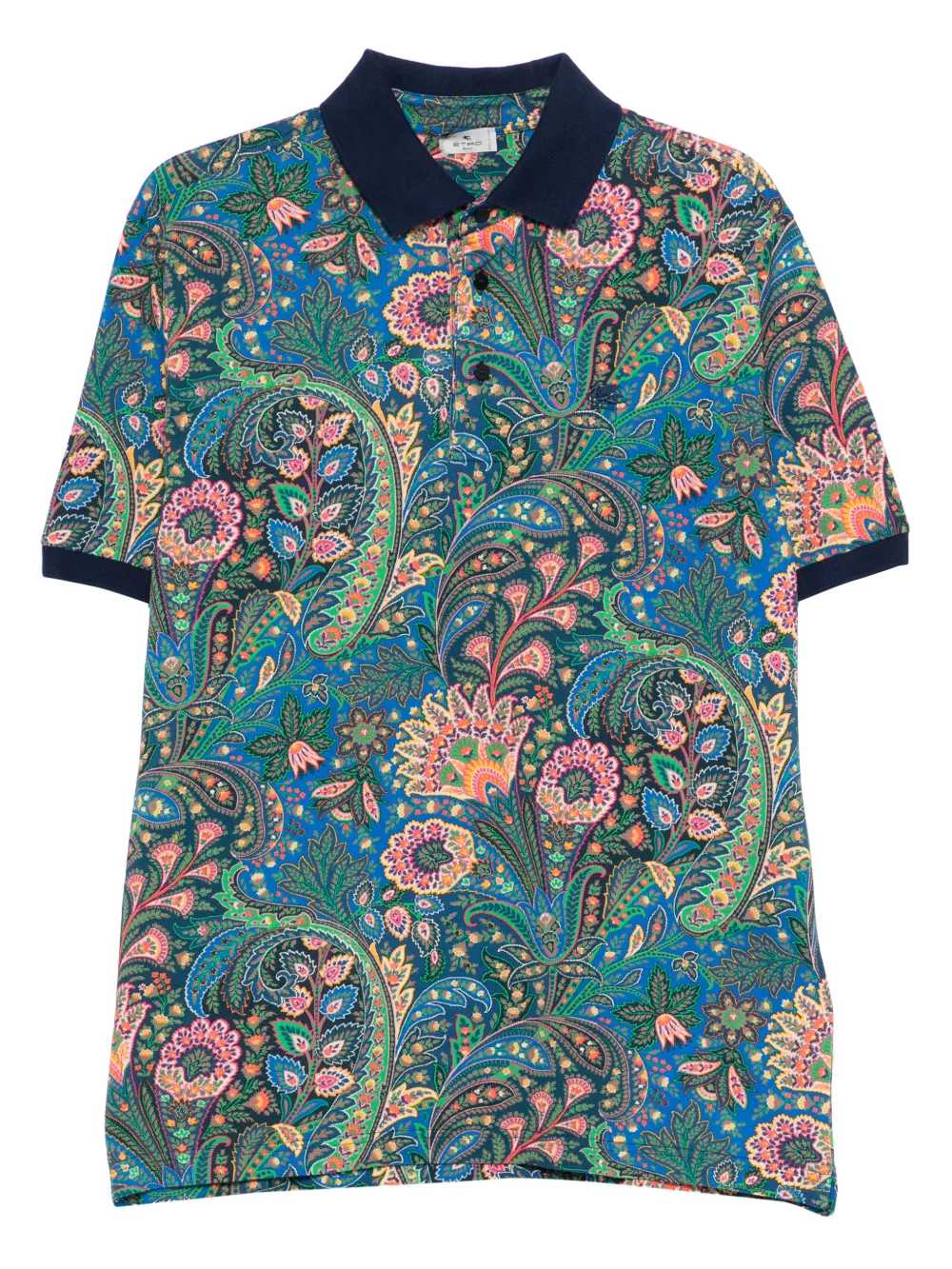 Etro Men Paisley Print Polo ETRO