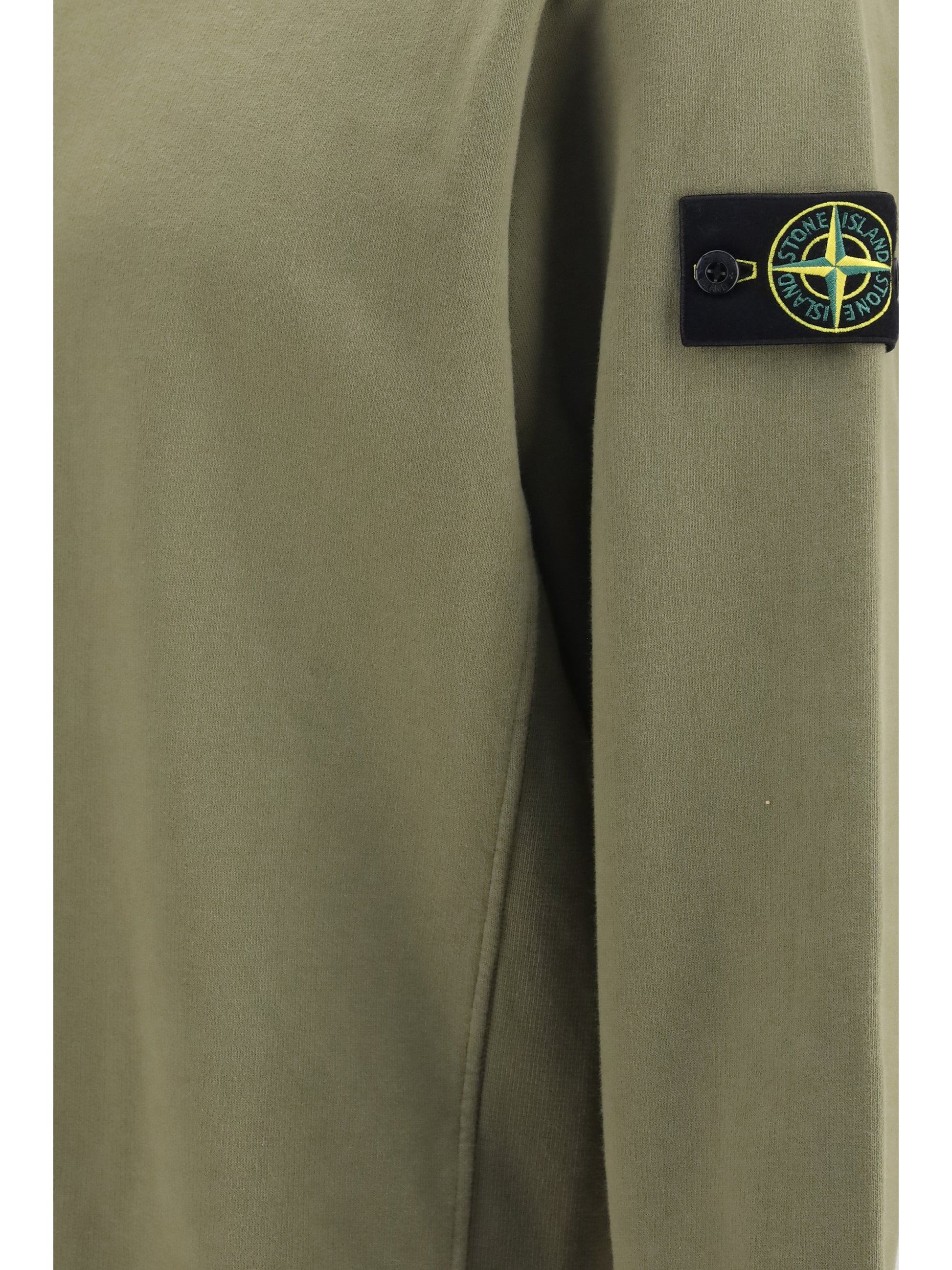 Stone Island Men Crewneck Cotton Sweatshirt STONE ISLAND