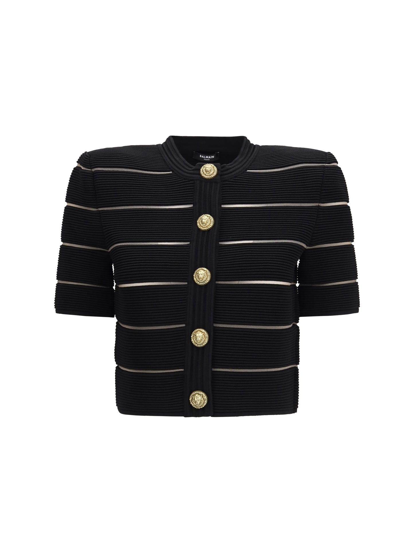 Balmain Women Short-Sleeved Buttoned Cardigan BALMAIN