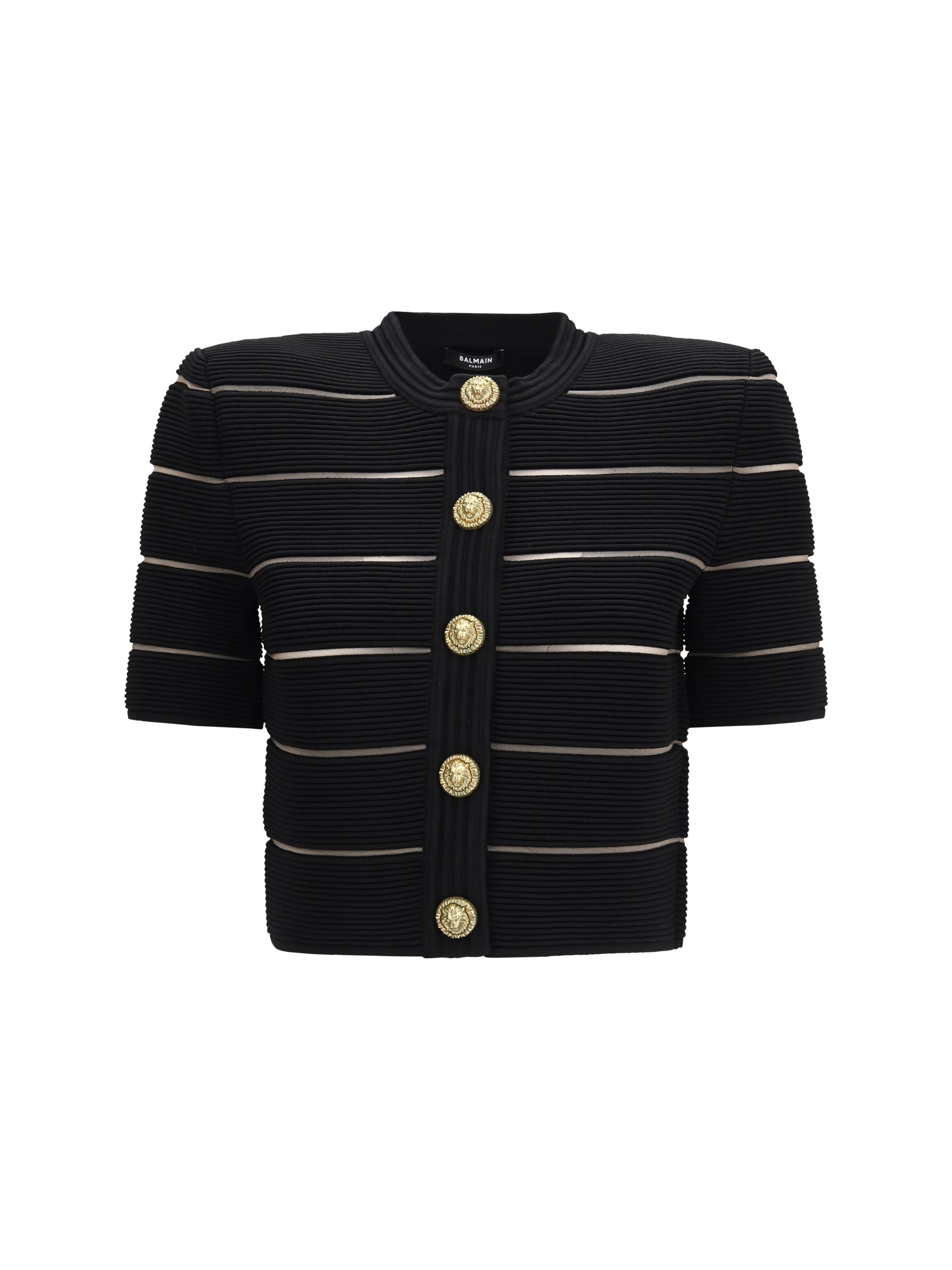 Balmain Women Short-Sleeved Buttoned Cardigan BALMAIN