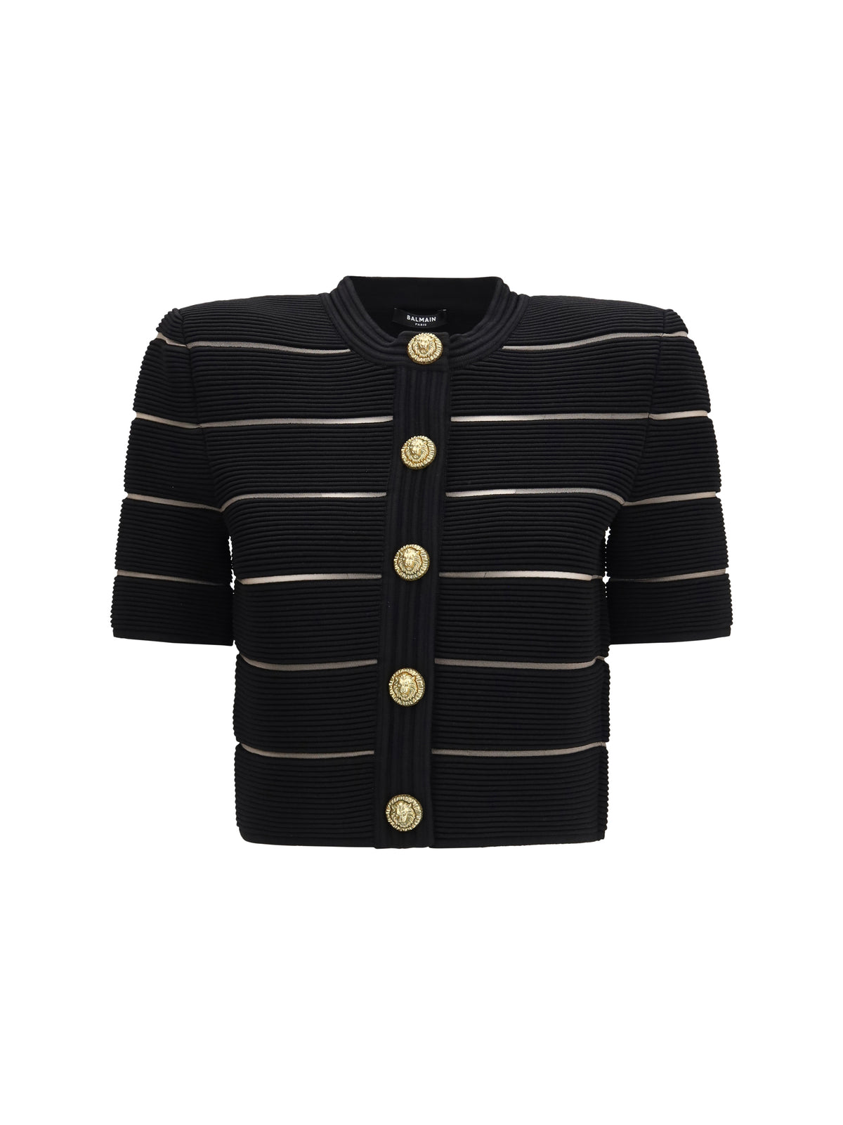 Balmain Women Short-Sleeved Buttoned Cardigan BALMAIN