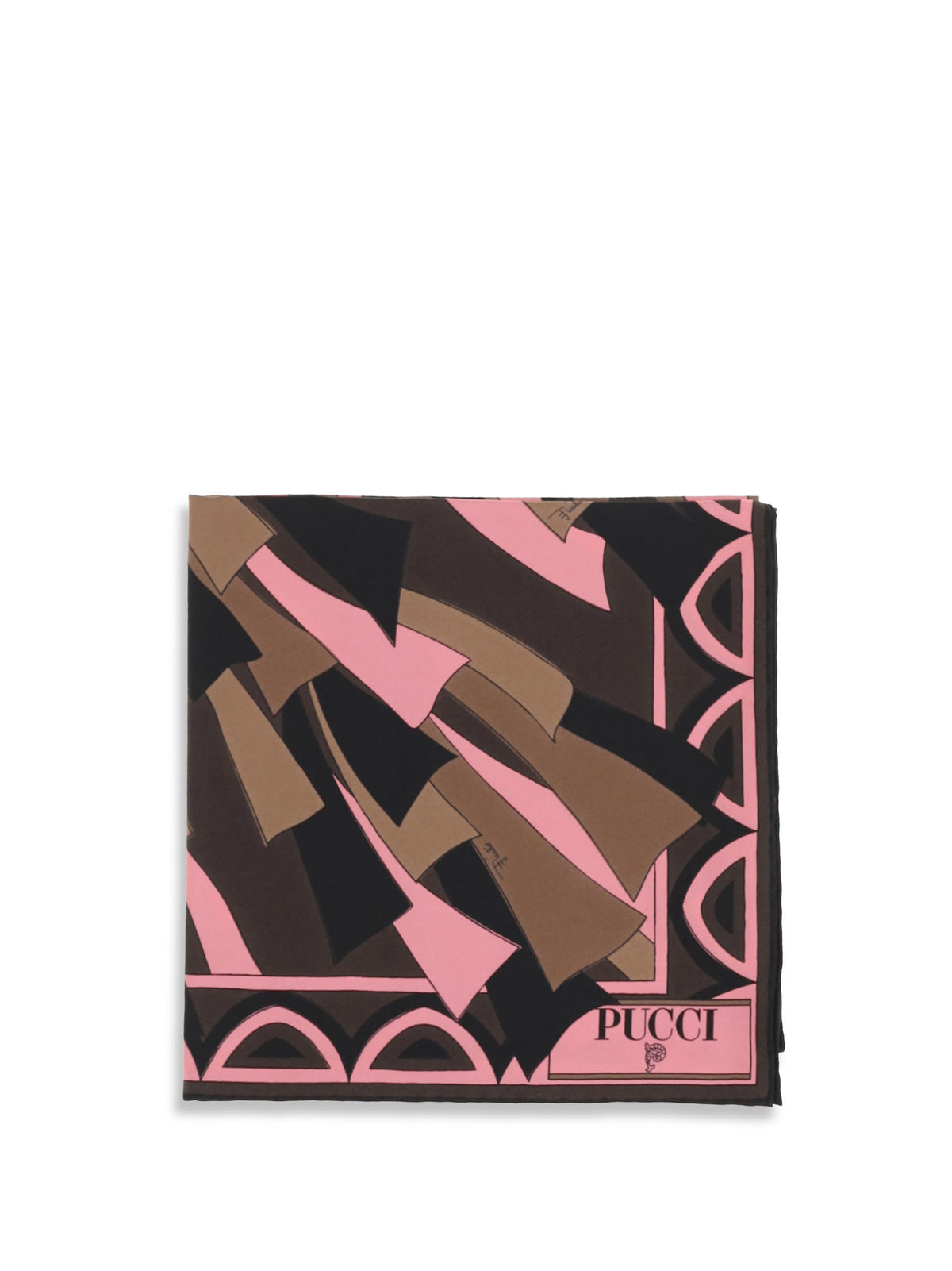 Pucci Women Baiadera Print Silk Square Scarf PUCCI