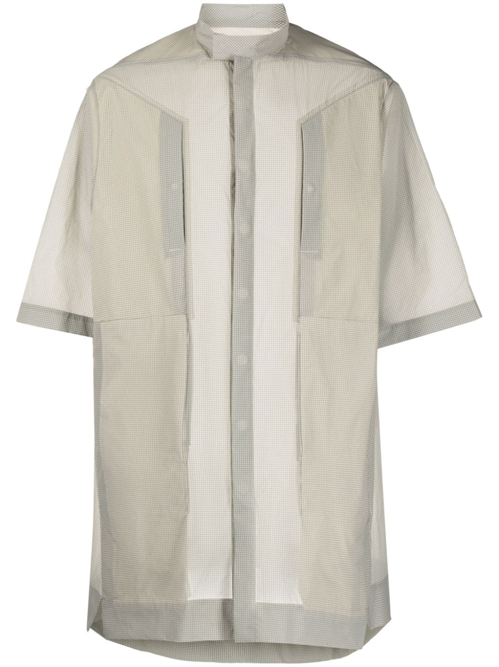 Rick Owens Men Oversized Shirt With Check Pattern RICK OWENS