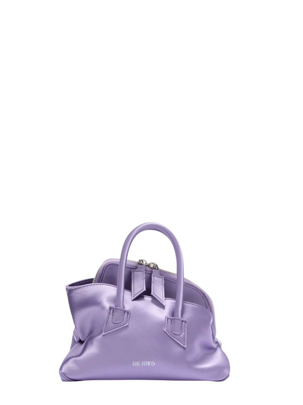 The Attico Women Lilac "La Passeggiata Mini" Top Handle THE ATTICO