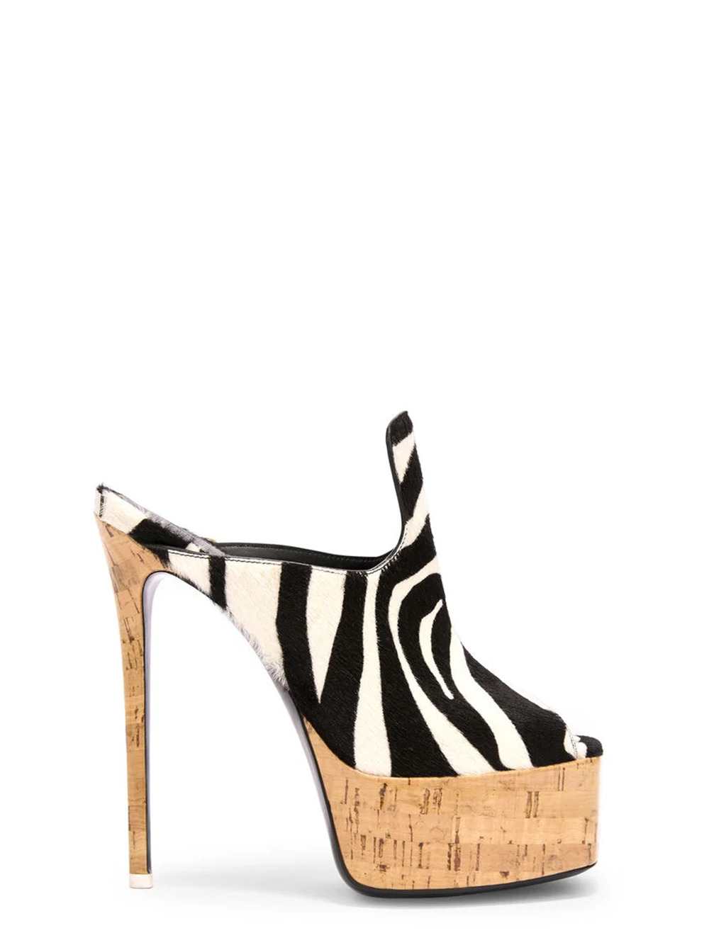 The Attico Women Irmelin Mule In White And Black THE ATTICO