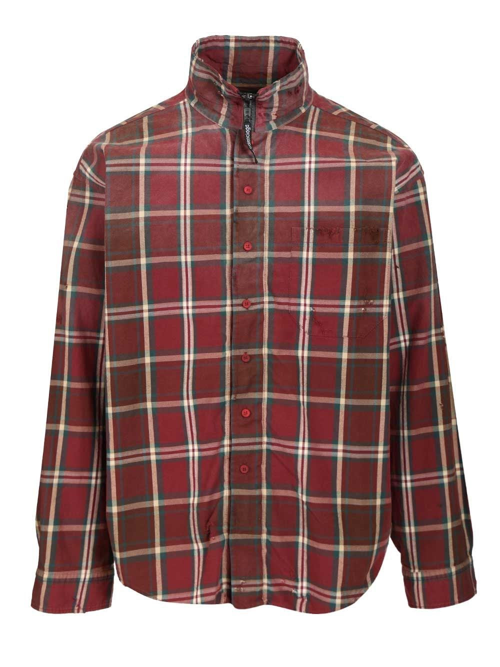 Balenciaga Men Zip Shirt BALENCIAGA