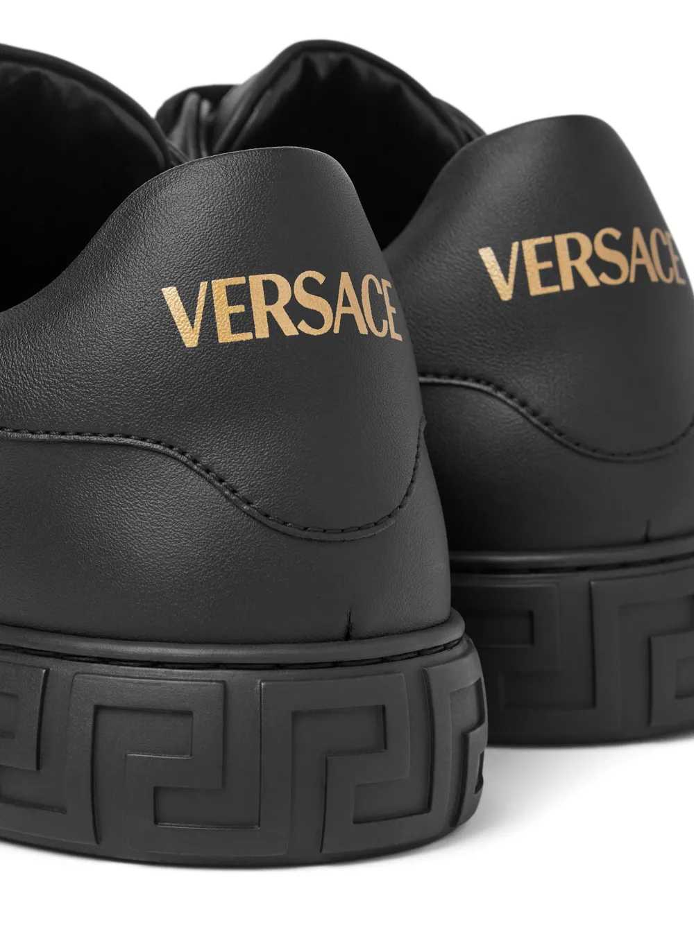 Versace Men Greca Sneakers With Studs VERSACE