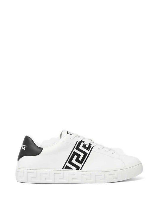 Versace Men Greca Embroidered Sneakers