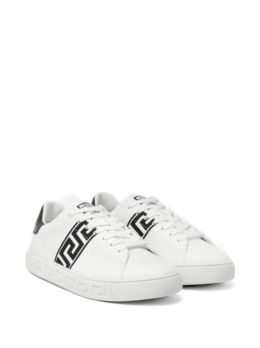 Versace Men Greca Embroidered Sneakers VERSACE