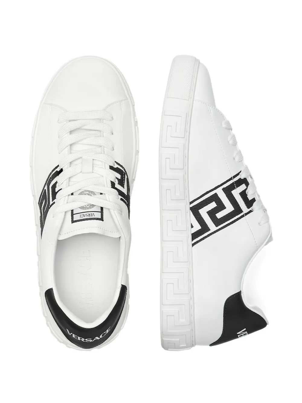 Versace Men Greca Embroidered Sneakers VERSACE