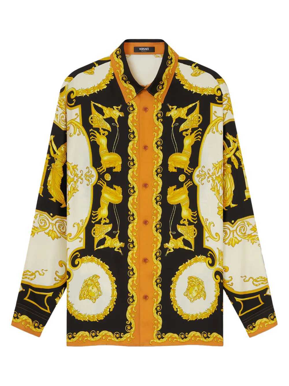 Versace Men Baroque Print Shirt VERSACE
