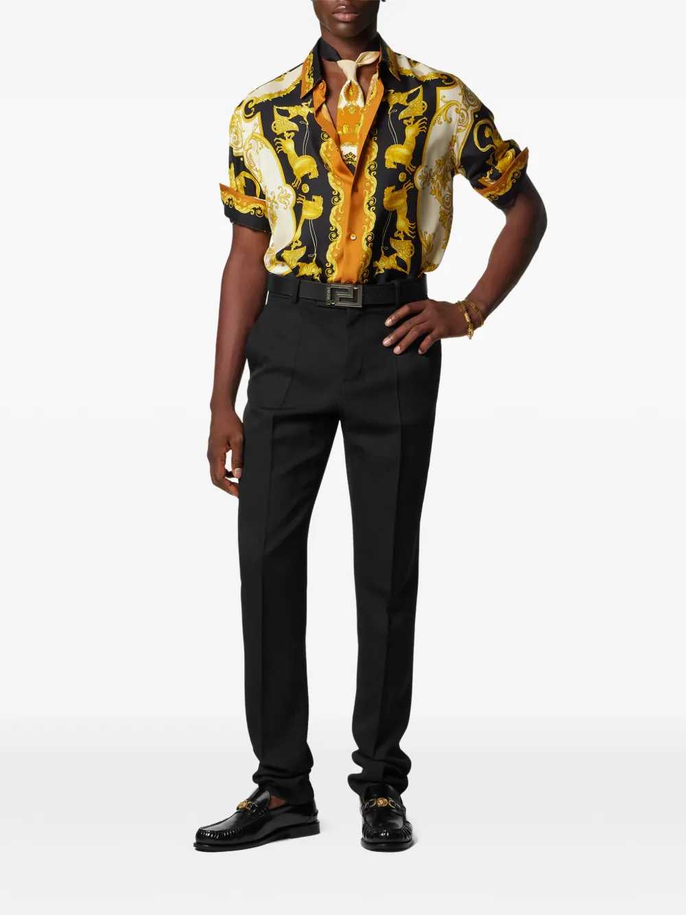 Versace Men Baroque Print Shirt VERSACE