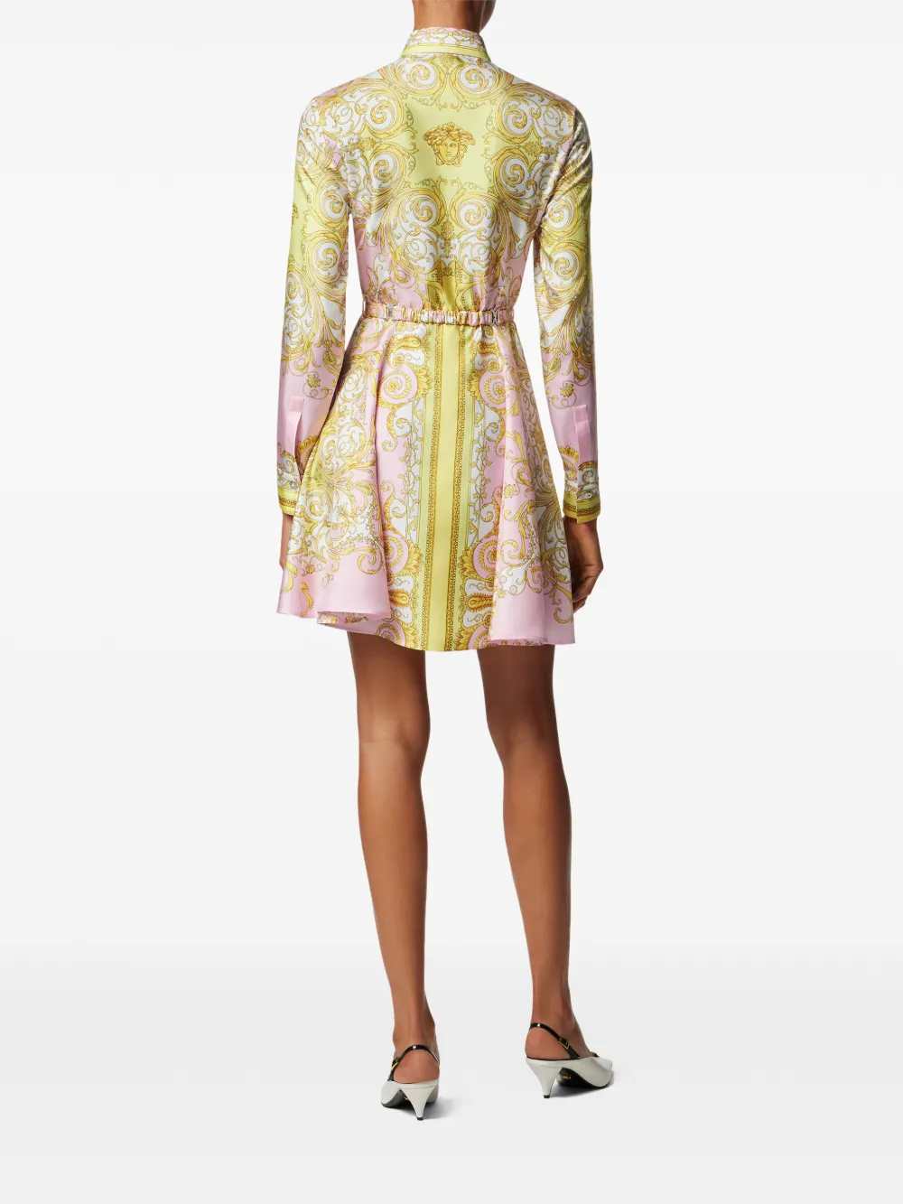 Versace Women Silk Midi Dress VERSACE