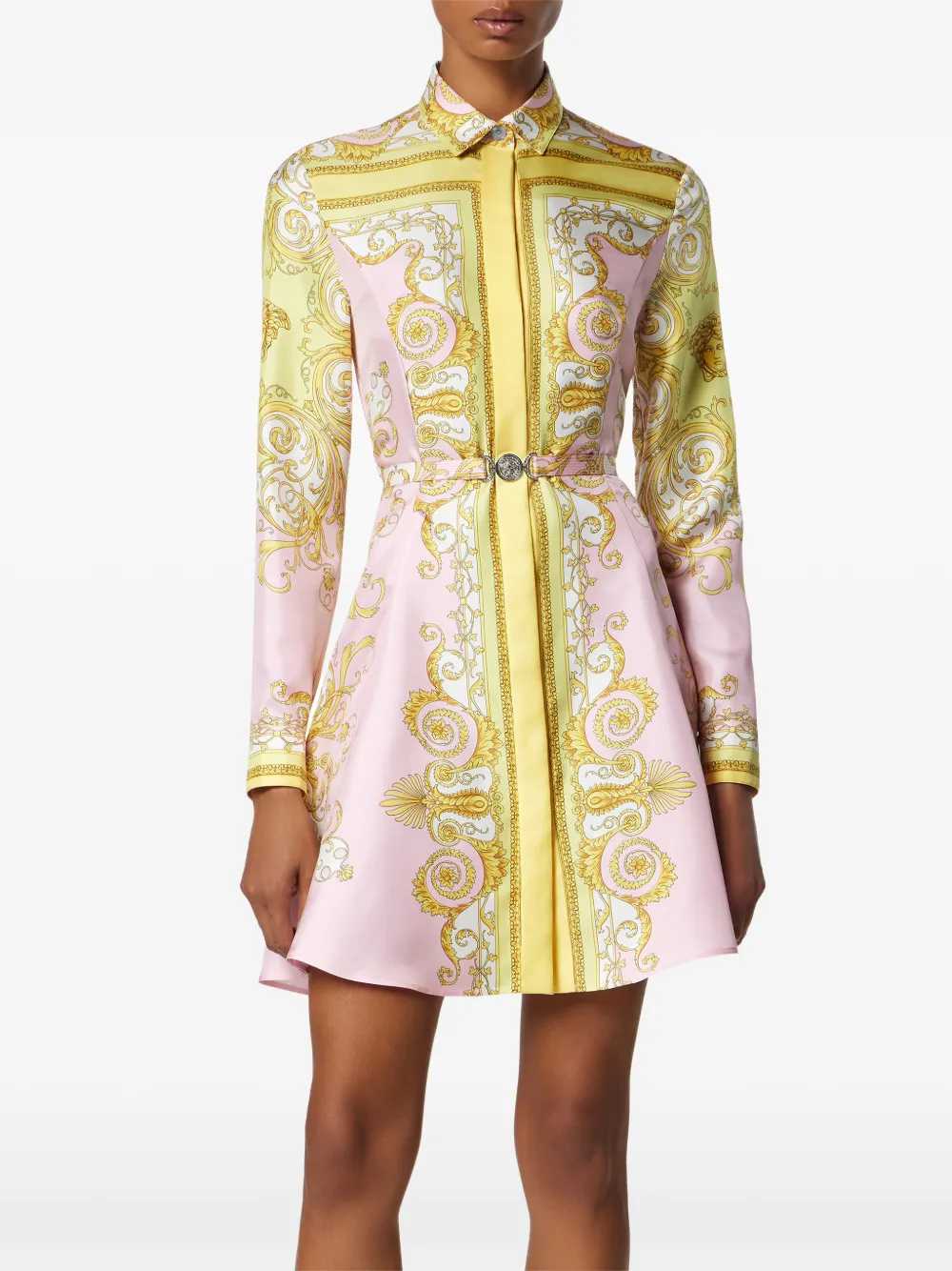 Versace Women Silk Midi Dress VERSACE