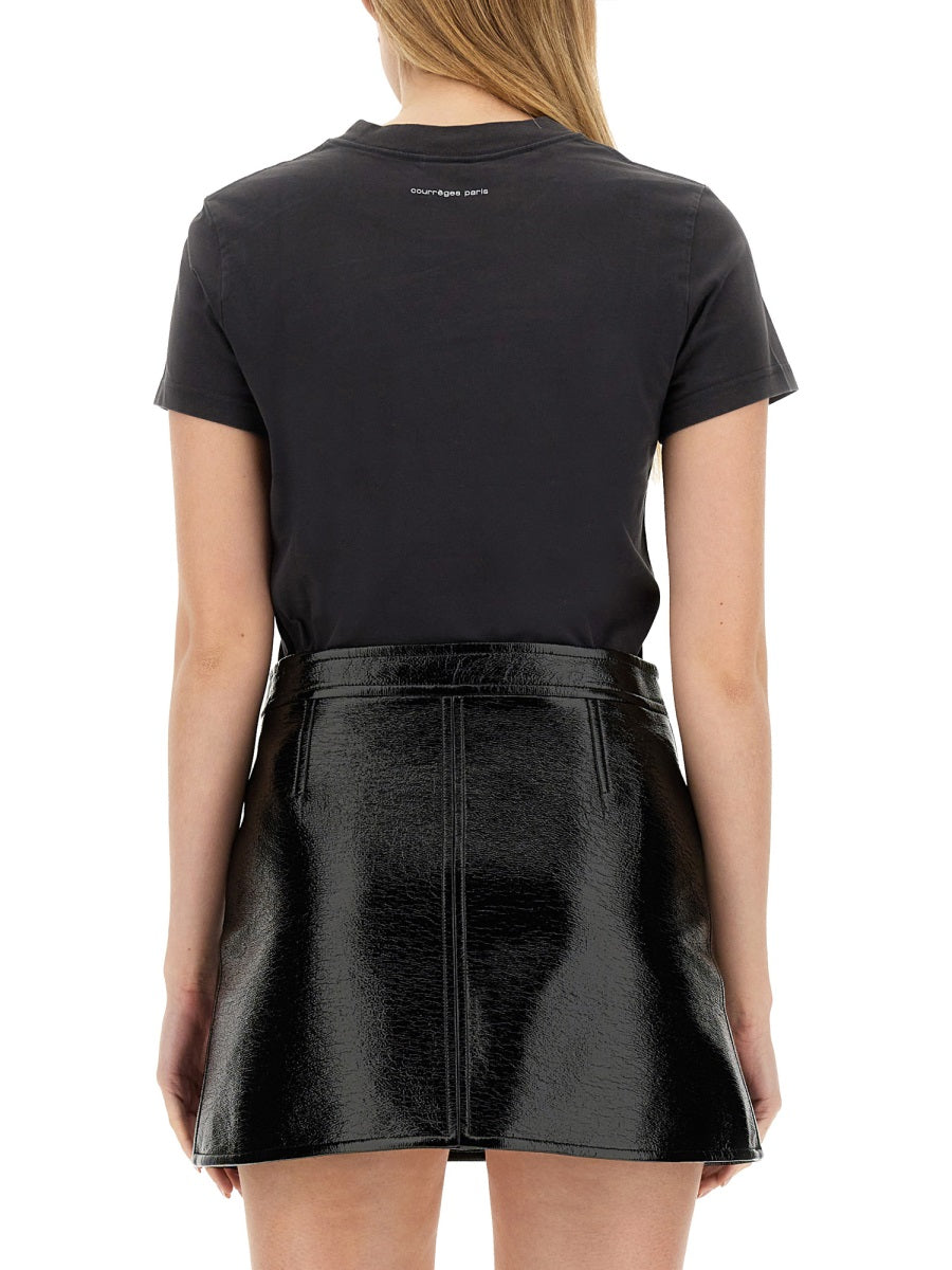 Courreges Women T-Shirt With Logo COURREGES