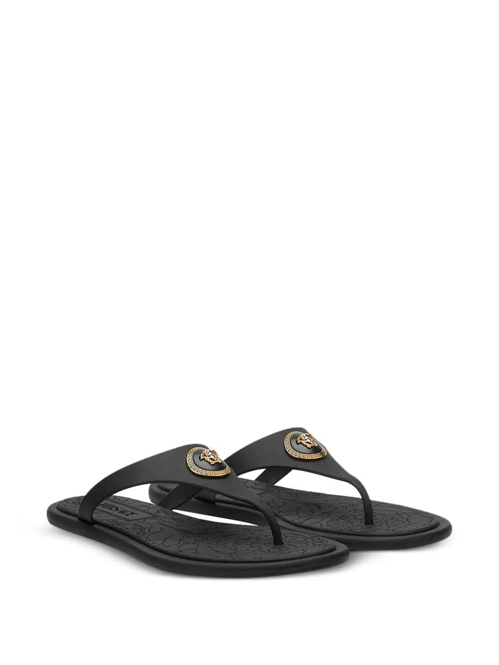 Versace Women Alia Flat Sandals VERSACE
