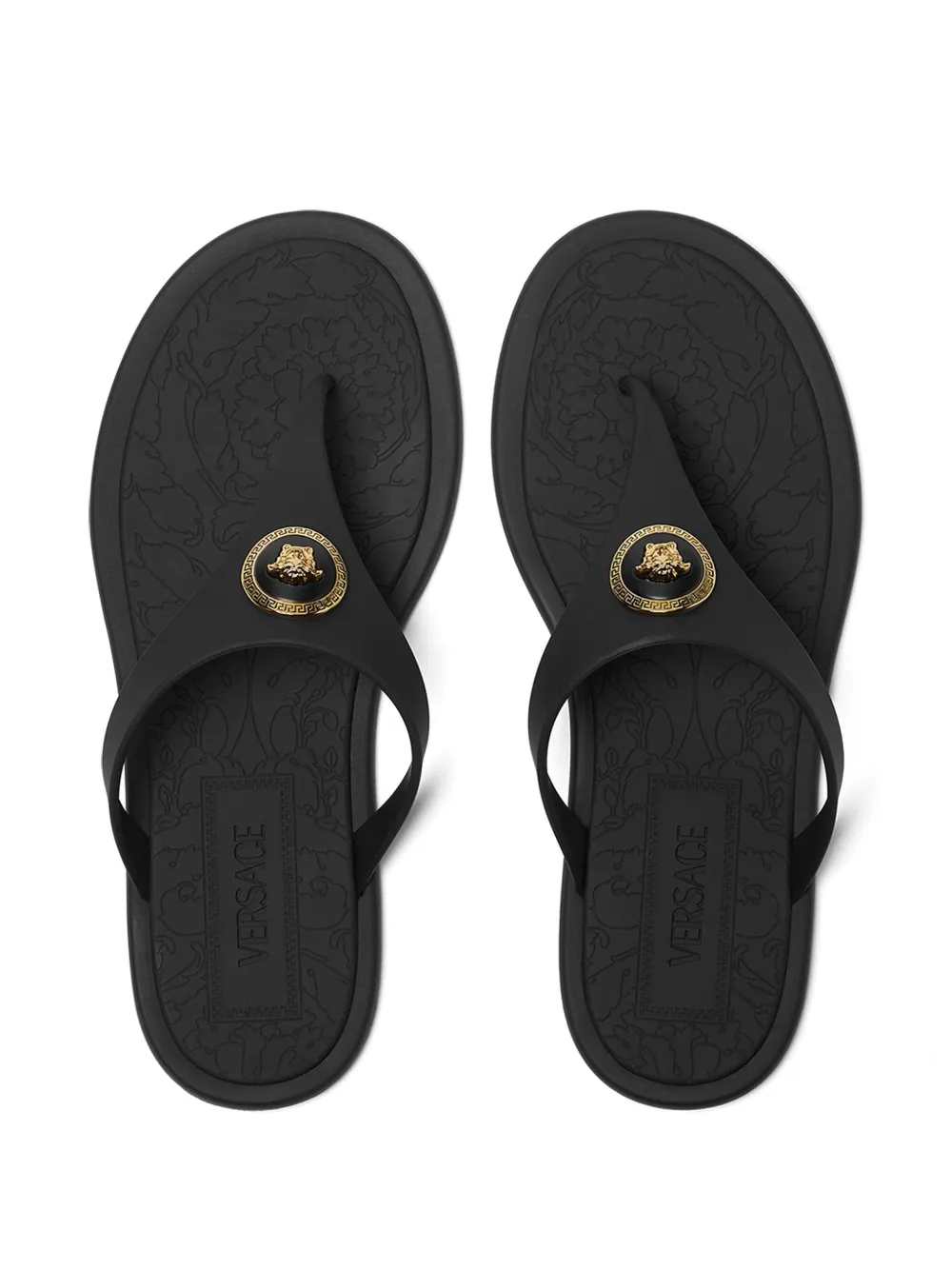 Versace Women Alia Flat Sandals VERSACE