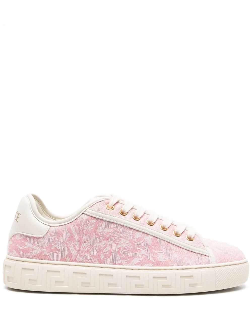 Versace Women Greek Key Baroque Sneakers VERSACE