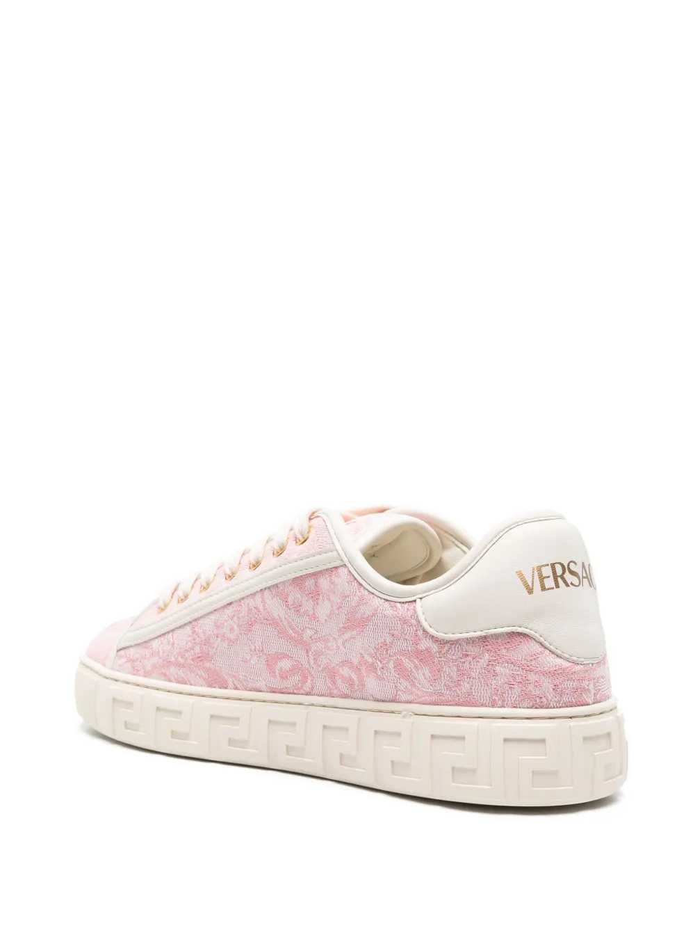 Versace Women Greek Key Baroque Sneakers VERSACE