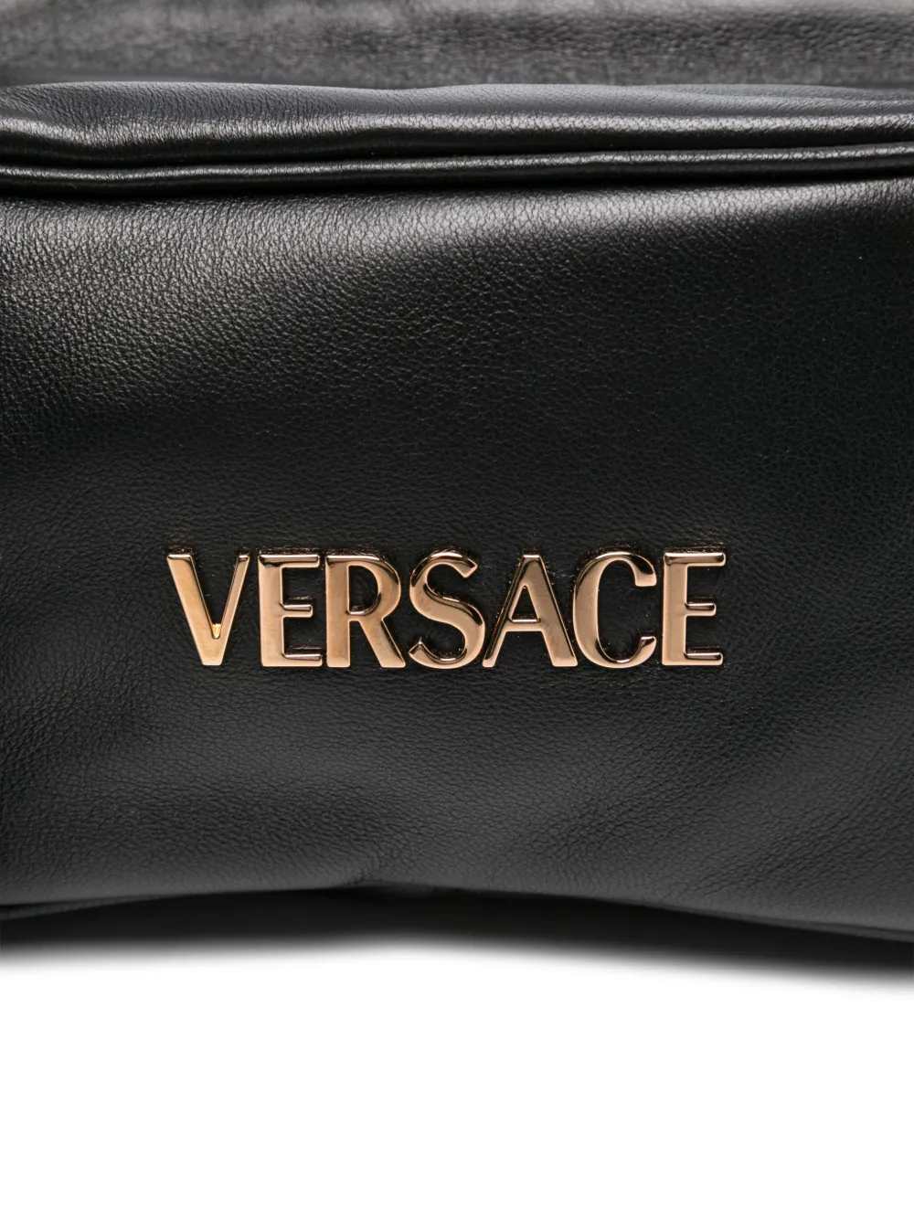 Versace Women Mini Bag With Logo Plaque VERSACE