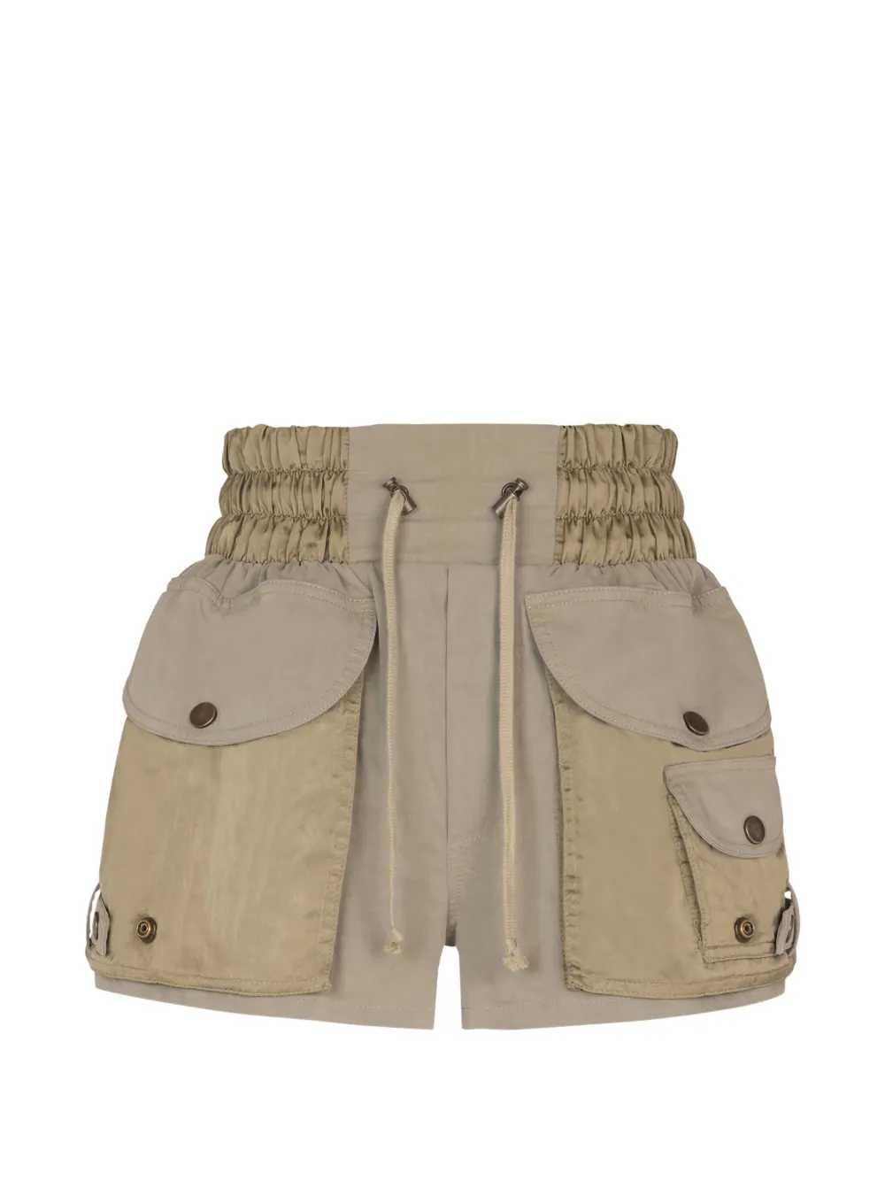 Balmain Women Cargo Shorts With Elastic Waist BALMAIN