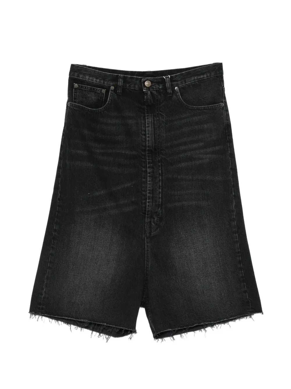 Maison Margiela Men Pantaloncini Di Jeans Con Orlo Sfrangiato MAISON MARGIELA
