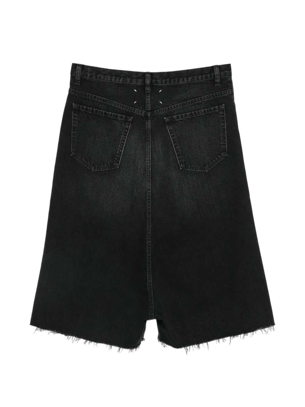 Maison Margiela Men Pantaloncini Di Jeans Con Orlo Sfrangiato MAISON MARGIELA